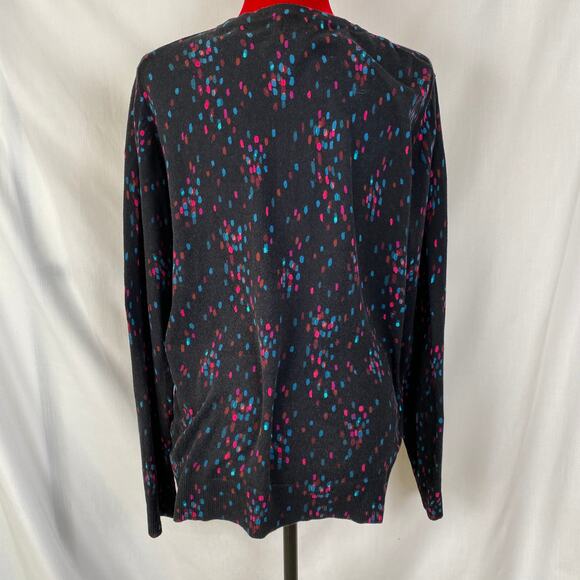 A New Day bokeh effect multicolor cardigan sweater XL extra large GUC - Picture 4 of 7